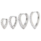 Simple Temperament Summer Cool Love Clip-on Earring