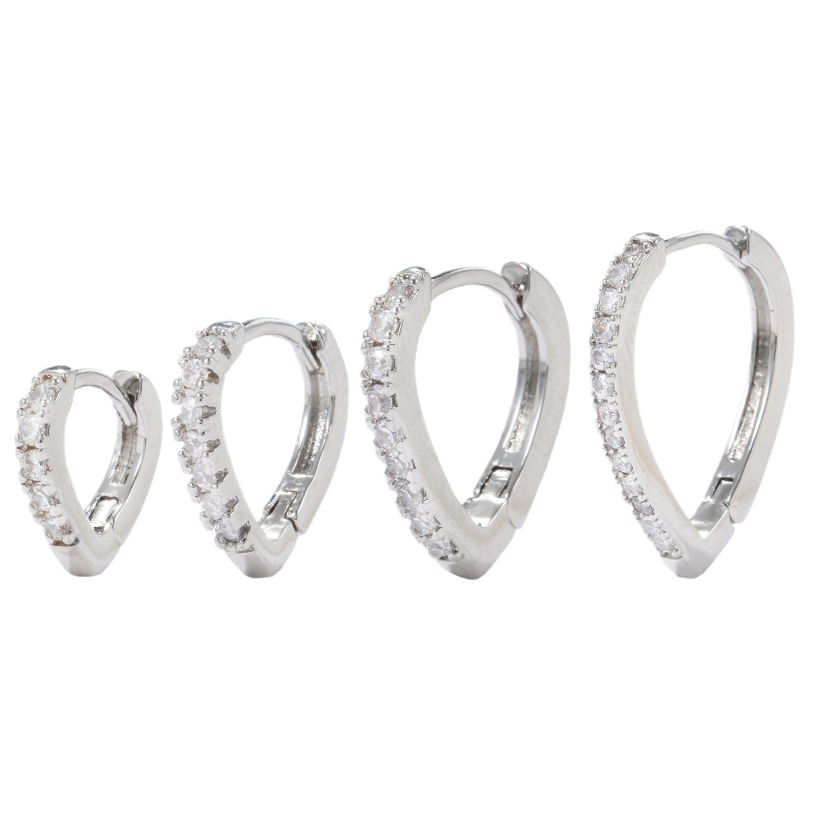 Simple Temperament Summer Cool Love Clip-on Earring