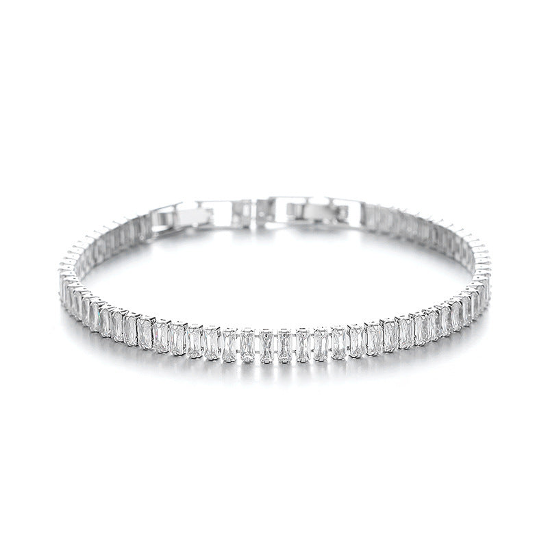 Simple and Elegant Rectangular Bracelet Affordable Luxury Style