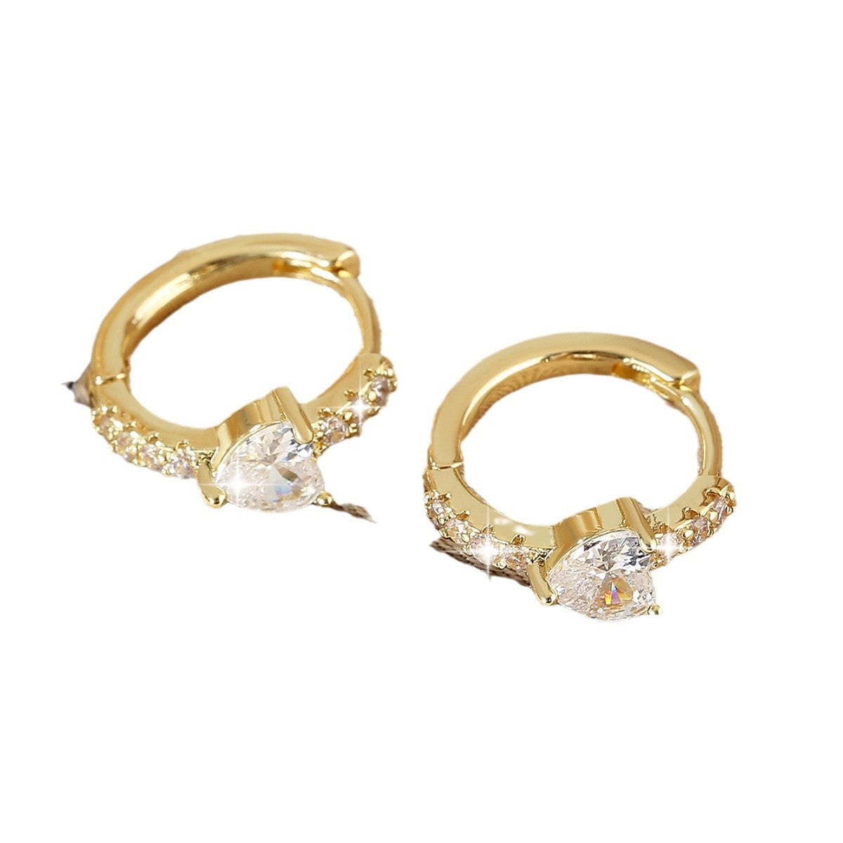 European and American style luxury round earring, fashion trend