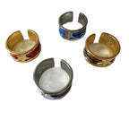 XINGX oil drop worn retro ring, light luxury and exquisite style
