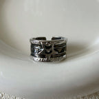 XINGX oil drop worn retro ring, light luxury and exquisite style