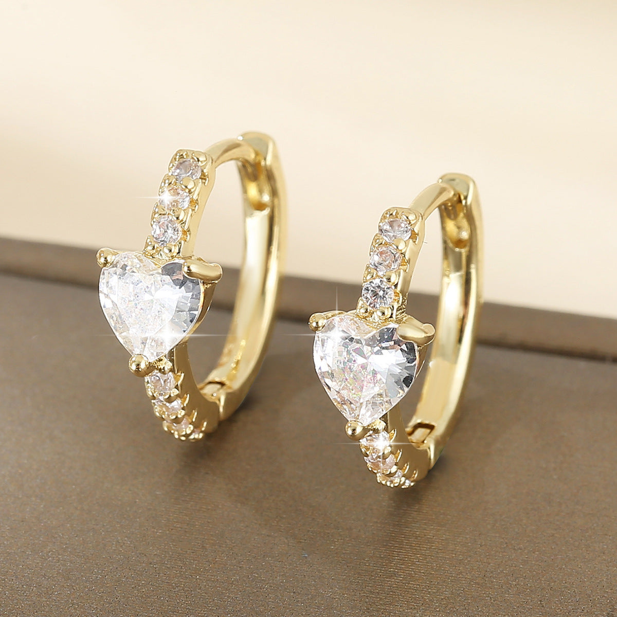 European and American style luxury round earring, fashion trend