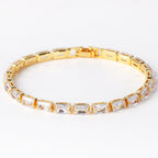 Nouveau bracelet tendance en zircon pour femmes - NovaShop NovaShop White Zirconium / Golden Bigbuy