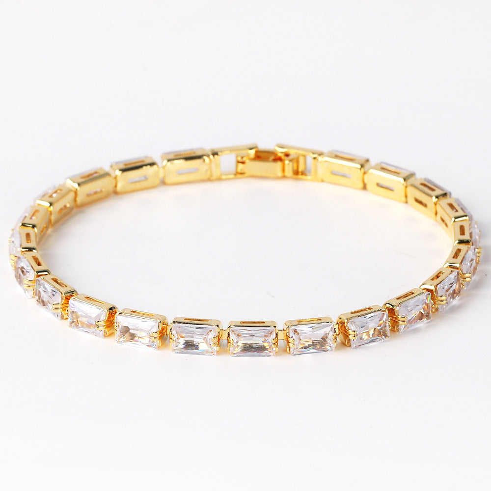 Nouveau bracelet tendance en zircon pour femmes - NovaShop NovaShop White Zirconium / Golden Bigbuy