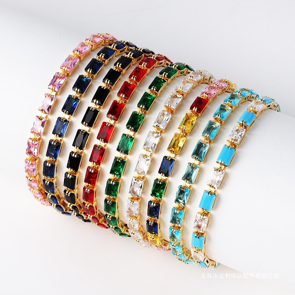 Nouveau bracelet tendance en zircon pour femmes - NovaShop NovaShop Black Zirconium / Golden Bigbuy