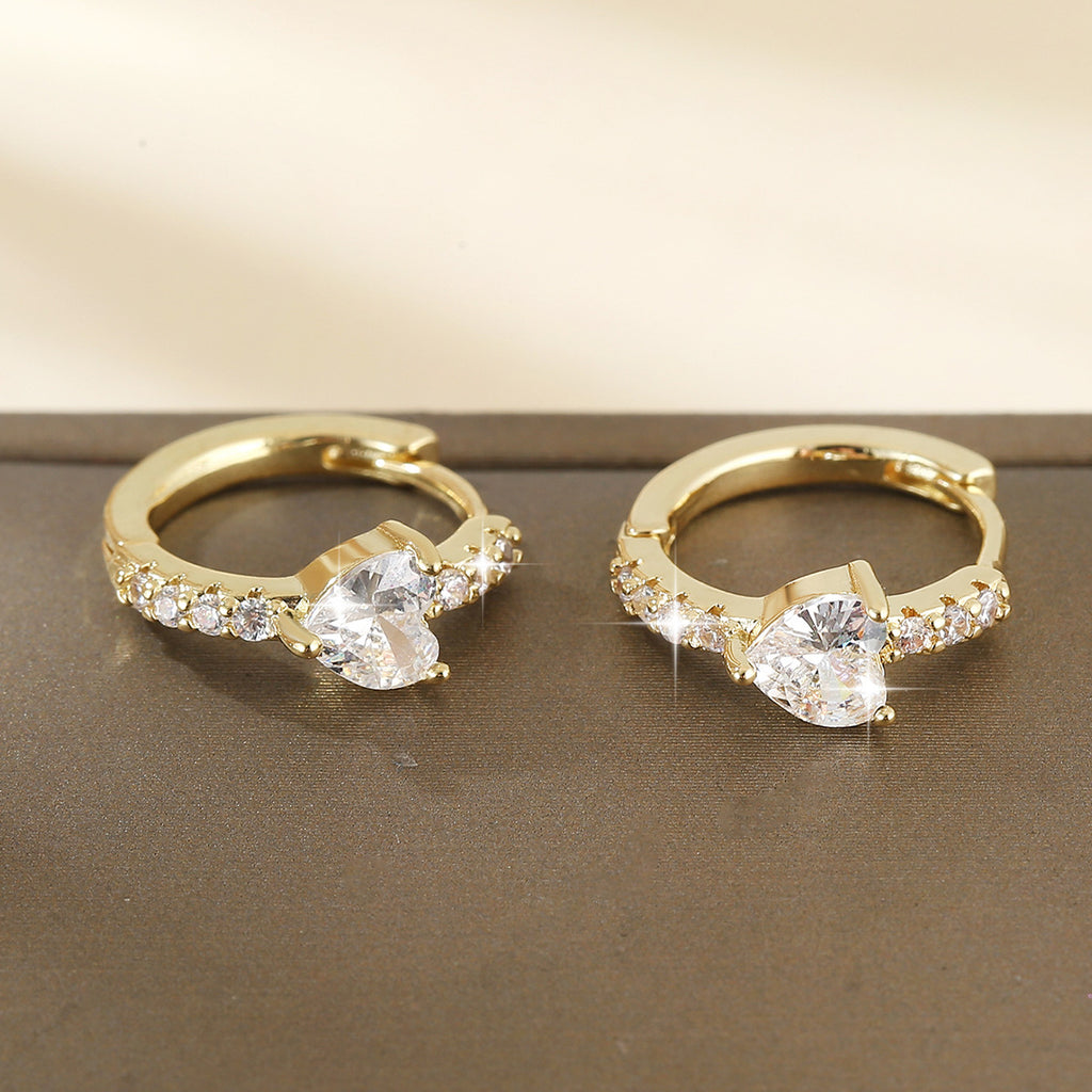 European and American style luxury round earring, fashion trend