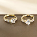 European and American style luxury round earring, fashion trend