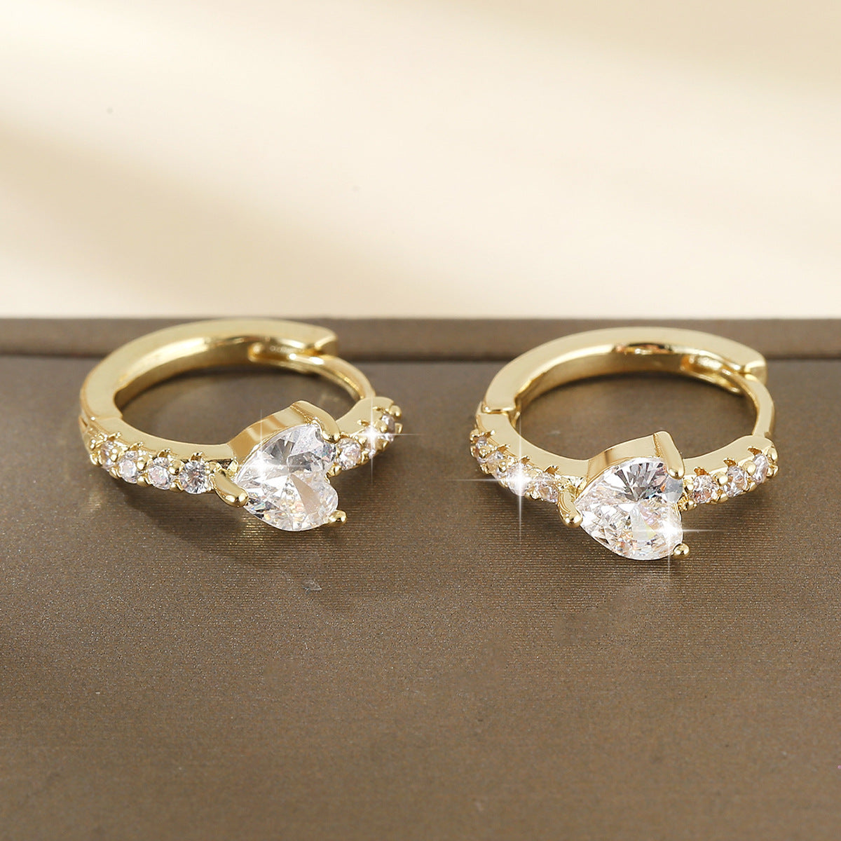 European and American style luxury round earring, fashion trend