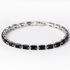 Nouveau bracelet tendance en zircon pour femmes - NovaShop NovaShop Black Zirconium / Platinum Bigbuy