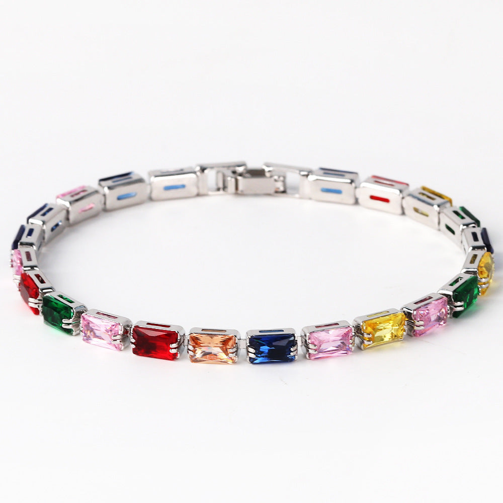 Nouveau bracelet tendance en zircon pour femmes - NovaShop NovaShop Color Zirconium / Platinum Bigbuy