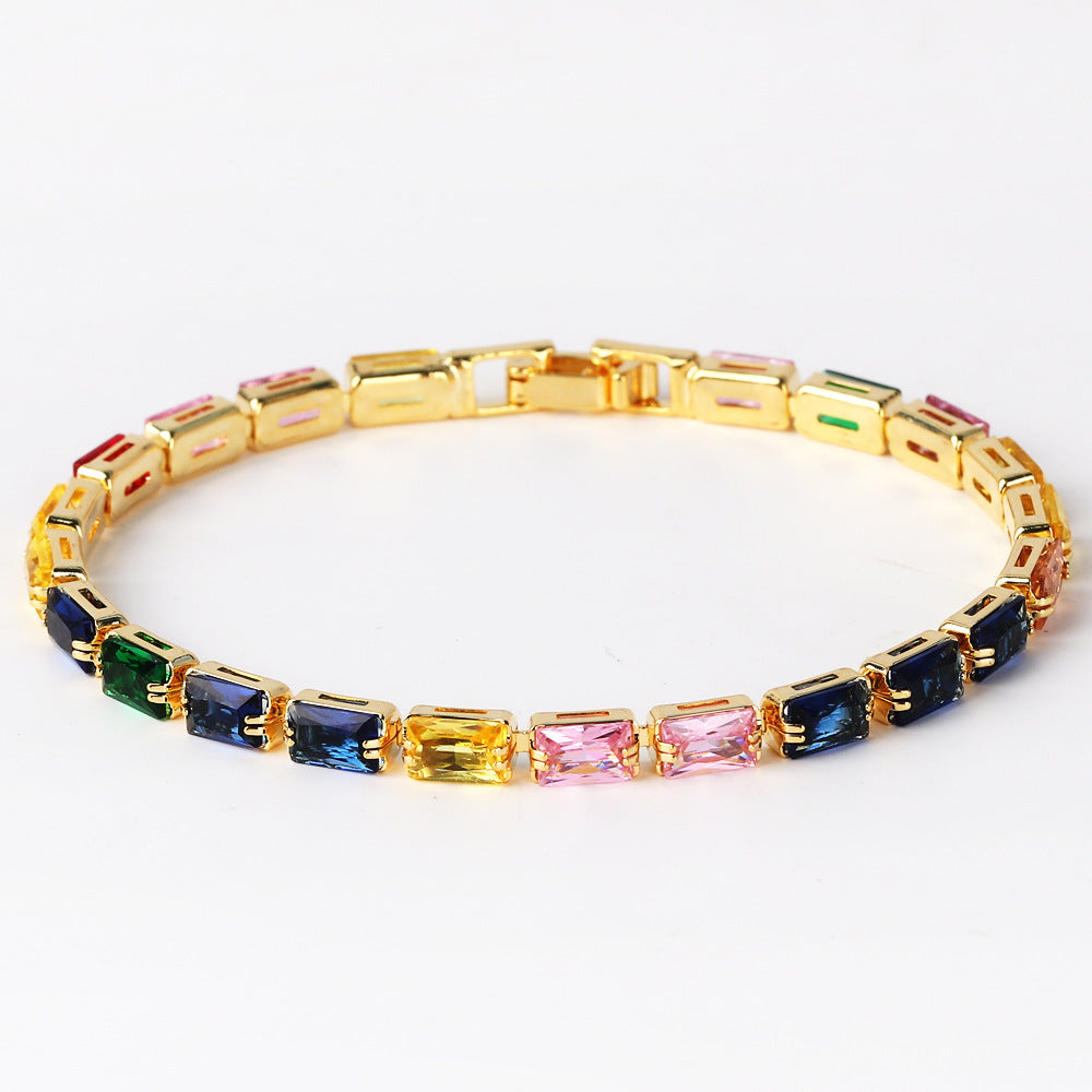 Nouveau bracelet tendance en zircon pour femmes - NovaShop NovaShop Color Zirconium / Golden Bigbuy