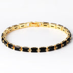 Nouveau bracelet tendance en zircon pour femmes - NovaShop NovaShop Black Zirconium / Golden Bigbuy