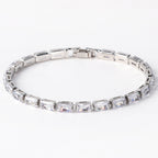 Nouveau bracelet tendance en zircon pour femmes - NovaShop NovaShop White Zirconium / Platinum Bigbuy