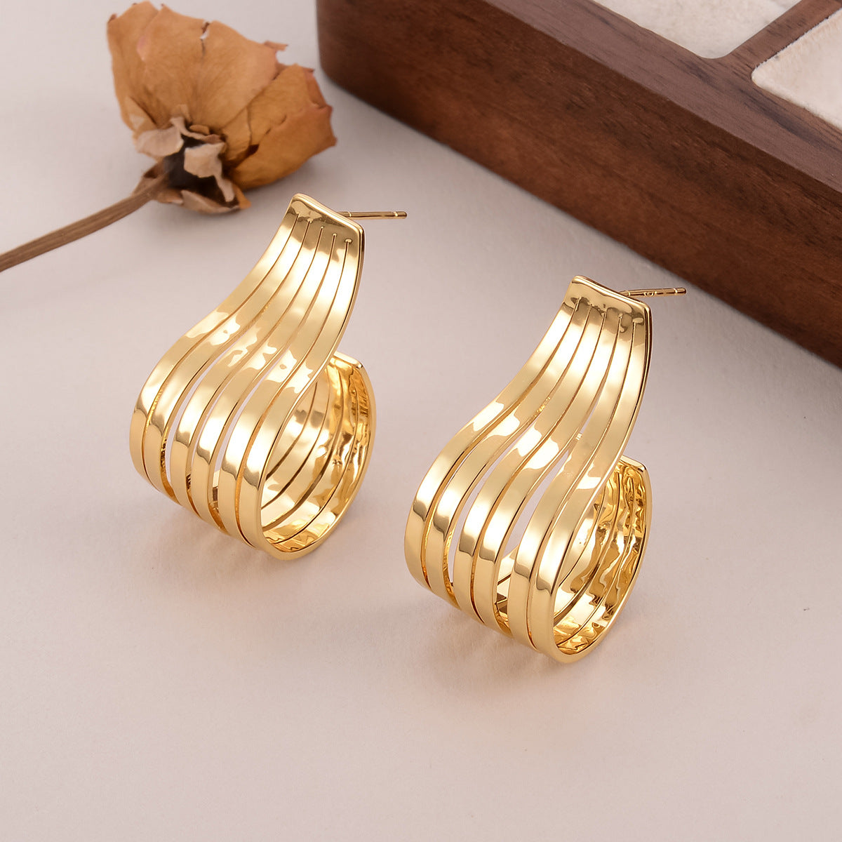 Boucles d’oreilles personnalisées pour femmes - NovaShop NovaShop 227690A5000Style Bigbuy
