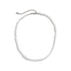 Handcrafted, refined and unisex necklace, perfectly suited to women thanks to its handcrafted natural mother-of-pearl pendant