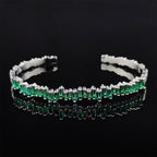Bracelet pour femme en zircon, simple et stylé avec personnalité - NovaShop NovaShop White Bigbuy