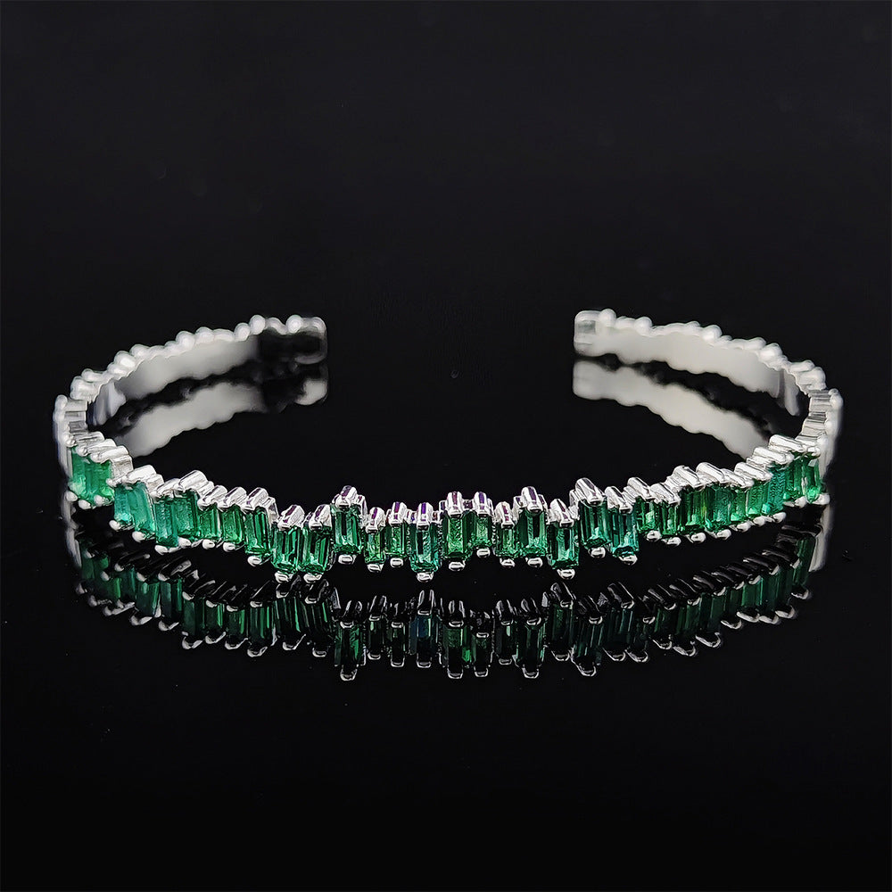 Bracelet pour femme en zircon, simple et stylé avec personnalité - NovaShop NovaShop White Bigbuy