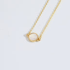 Vintage Heart Pendant Necklace - Elegant Clavicle Chain