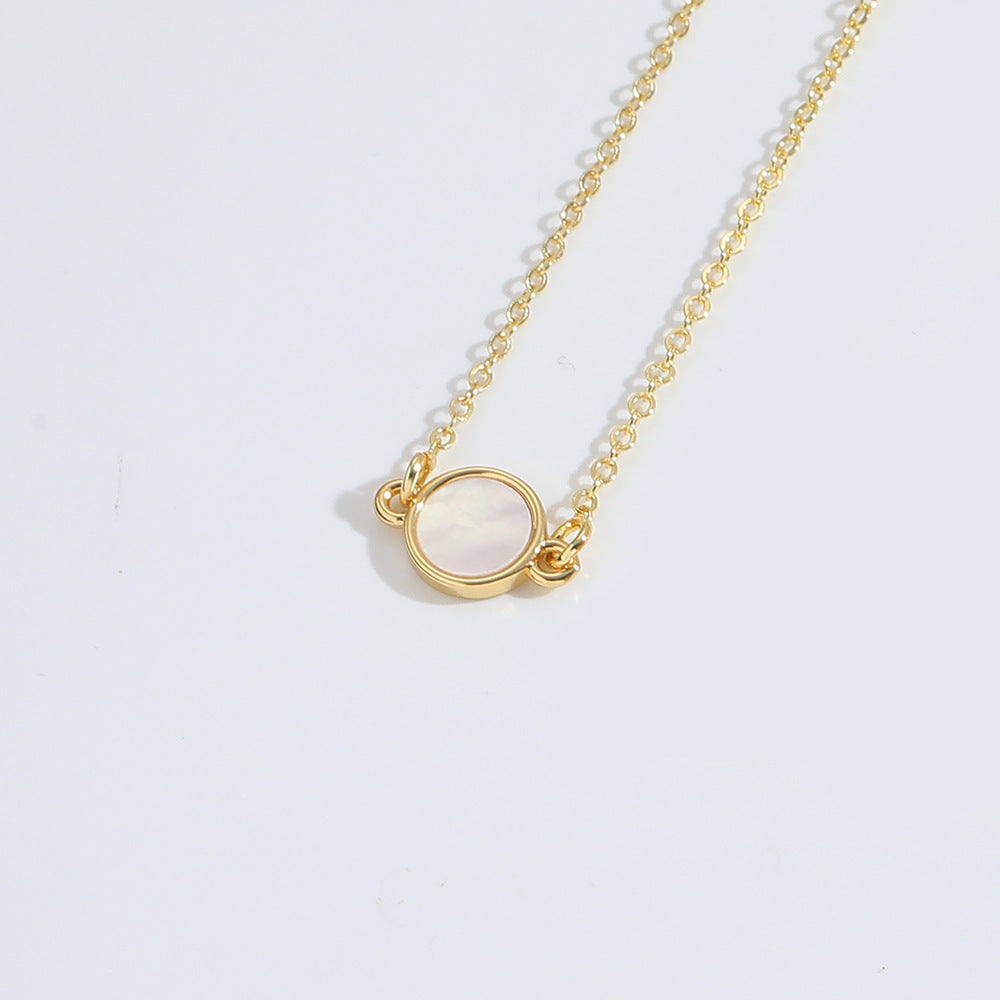 Vintage Heart Pendant Necklace - Elegant Clavicle Chain