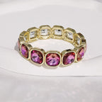 Bracelet bohème féminin en dentelle de pierres précieuses avec design diamanté - NovaShop NovaShop SL0261 Gold Bigbuy