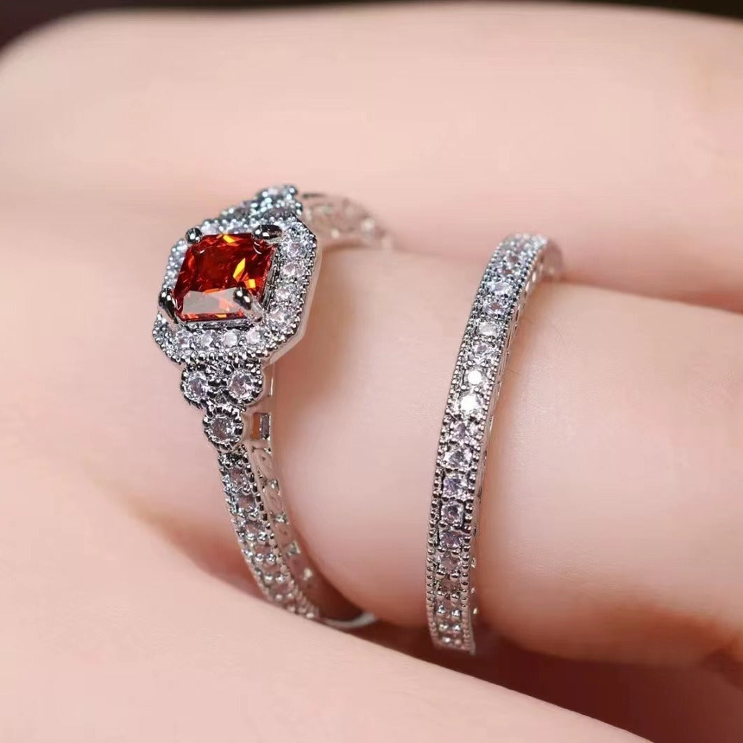 Couple Rings with Zircon – Elegant and Refined Rings
