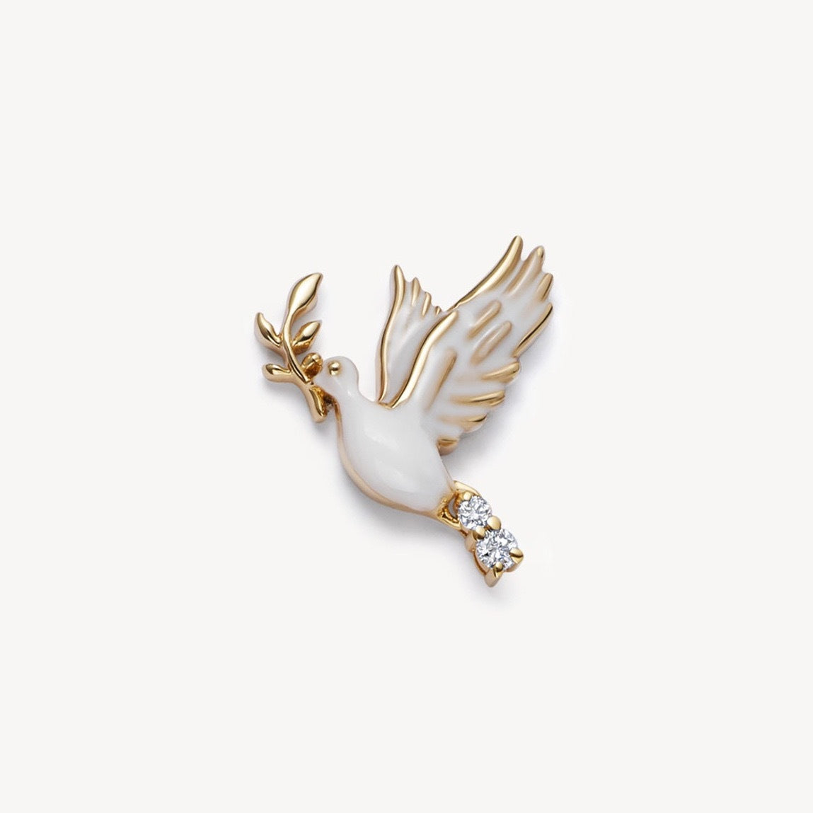 Customizable Clear Memorial Pendant with Opening - French Retro Style