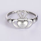 Creative versatile hollow heart ring, unique design blending elegance