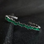 Bracelet pour femme en zircon, simple et stylé avec personnalité - NovaShop NovaShop Green Bigbuy