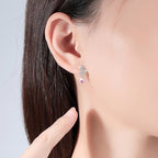 Silver Butterfly Stud Earrings