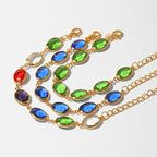 Bracelet Femme de Luxe Léger en Verre Brodé - NovaShop NovaShop Blue / 18K Bigbuy