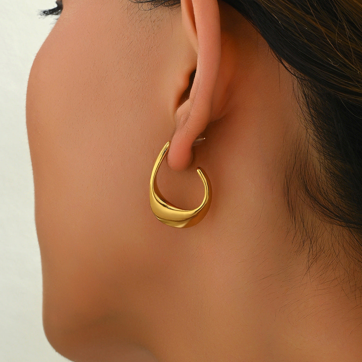 Minimalist Geometric Earrings for Women, Japanese and Korean Style