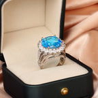 Elegant Style Hollow Italian Retro Women's Ring