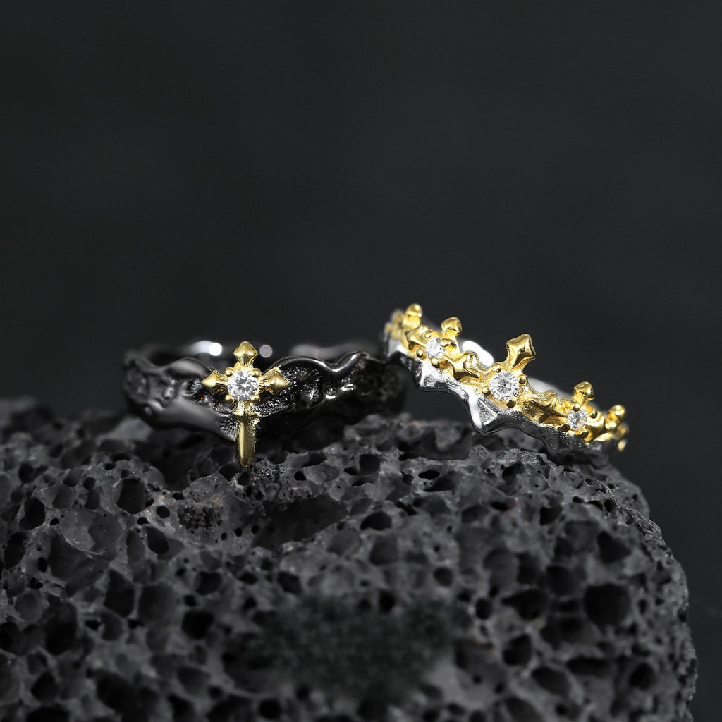 High Quality Couple Ring Knight Princess Minority