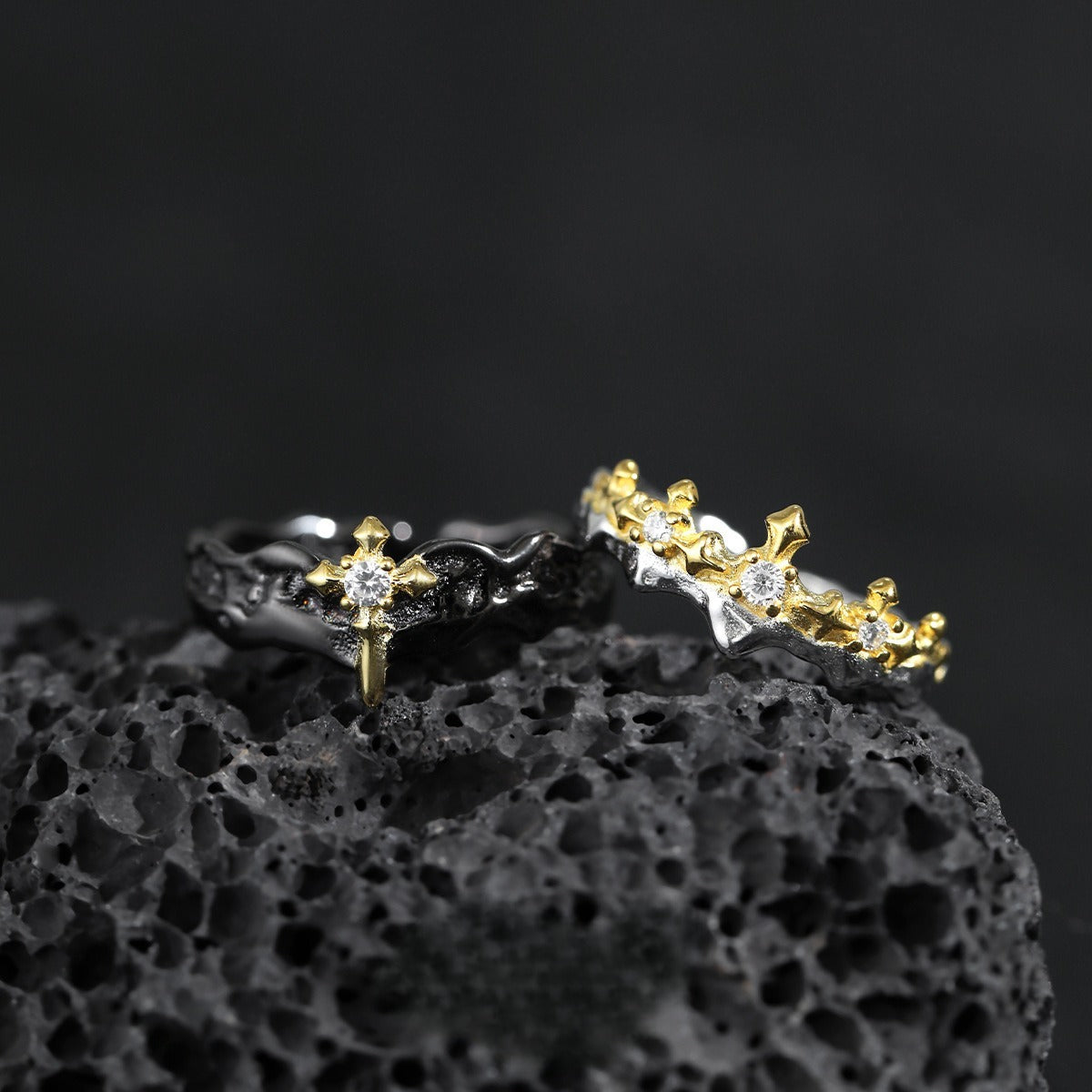 High Quality Couple Ring Knight Princess Minority