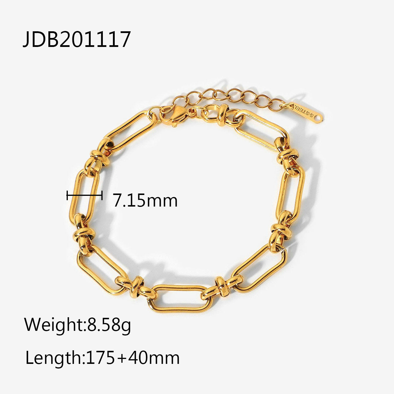 European and American Style Stainless Steel Bracelet for Women