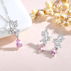 Silver Butterfly Stud Earrings