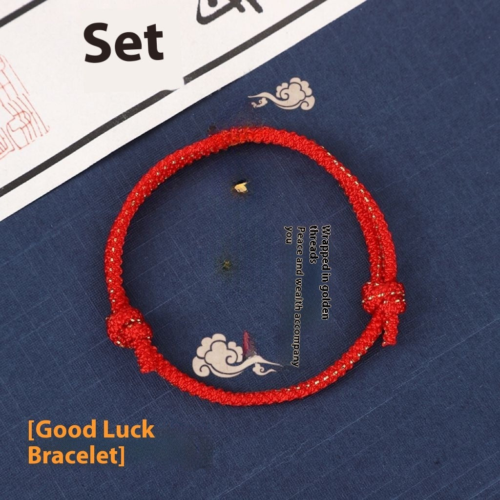 Simple and handmade, safe and national Year of Destiny bracelet