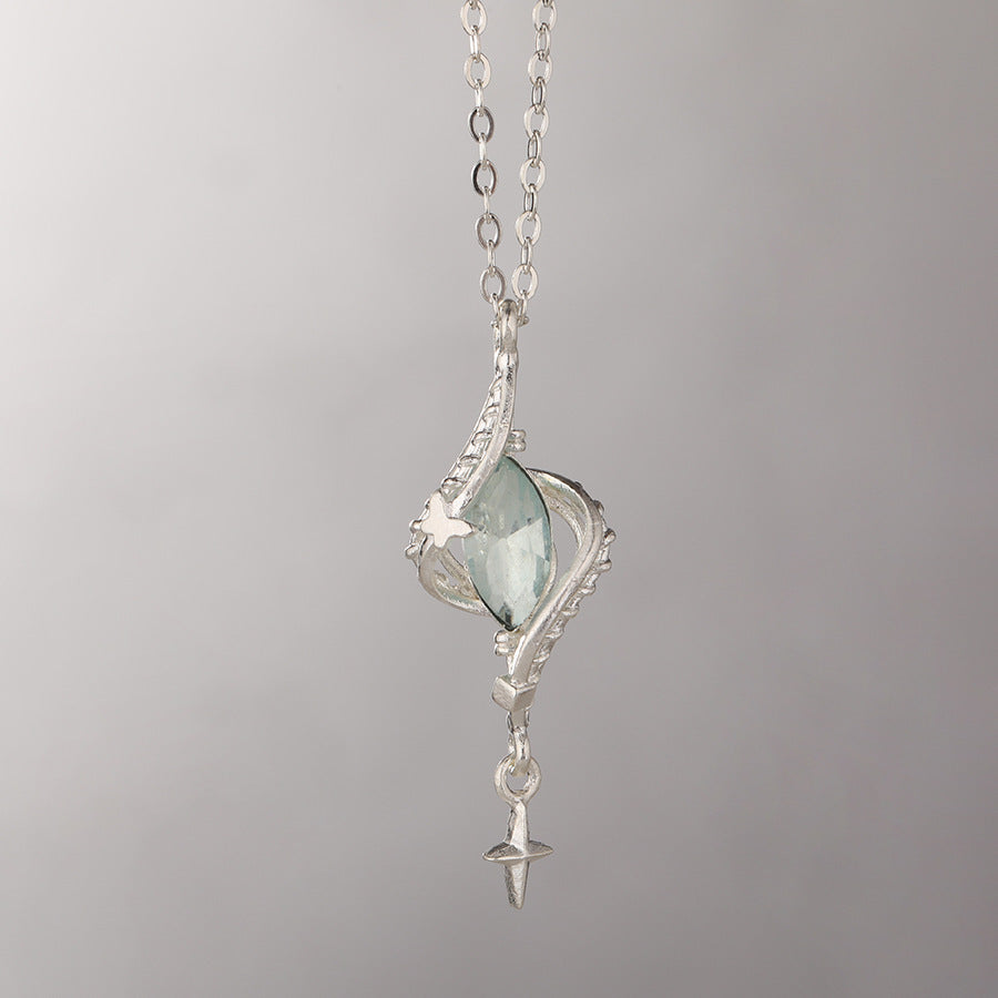 Hollow Out Creative Pendant Style Mori Winding Necklace
