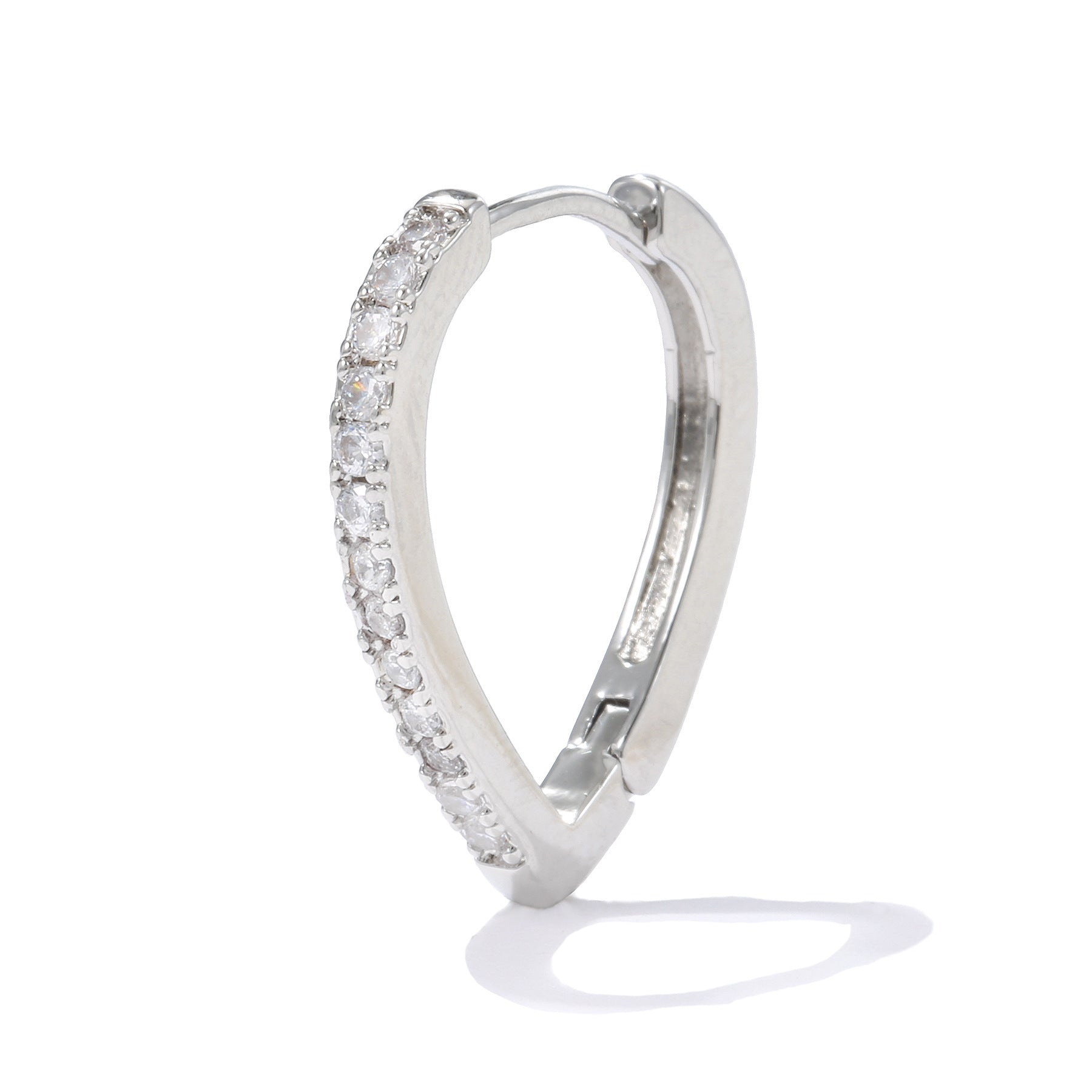 Simple Temperament Summer Cool Love Clip-on Earring