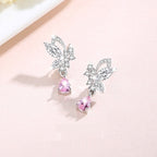 Silver Butterfly Stud Earrings