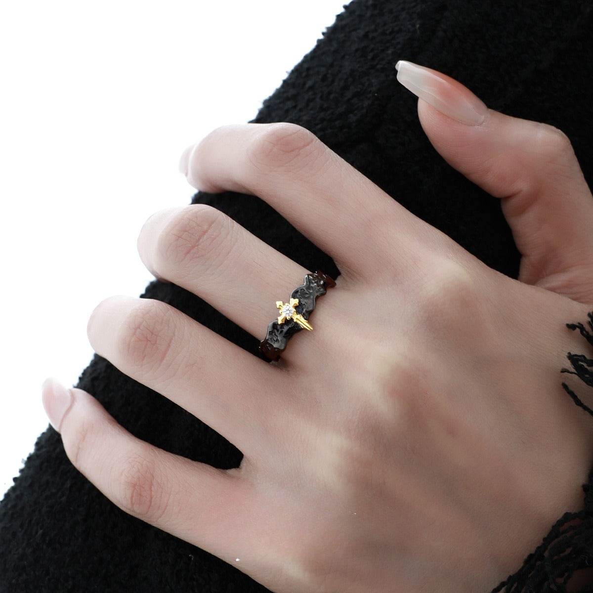 High Quality Couple Ring Knight Princess Minority
