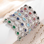 Personality Trend Bracelet Femme Simple avec Zircon Incrusté - NovaShop NovaShop Sapphire Bracelet Bigbuy