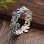 High-end Alloy Flower Elastic Bracelet for Women