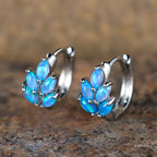 Simple leaf-shaped ear clip for women, versatile and retro personality