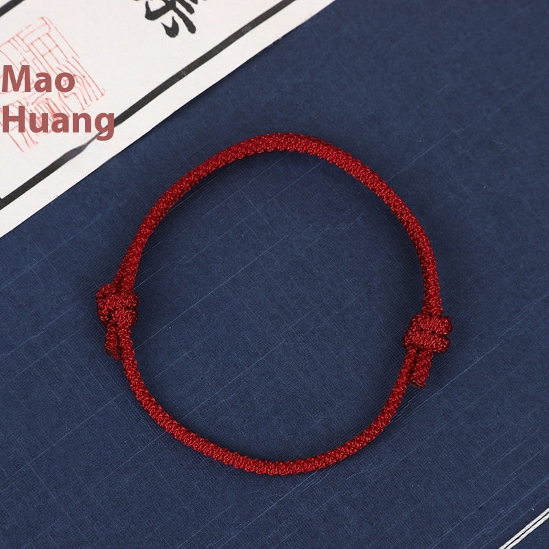 Simple and handmade, safe and national Year of Destiny bracelet