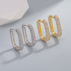 Boucles d’oreilles clip en forme de U pour femme – Élégance et personnalité - NovaShop NovaShop White Gold Color Bigbuy