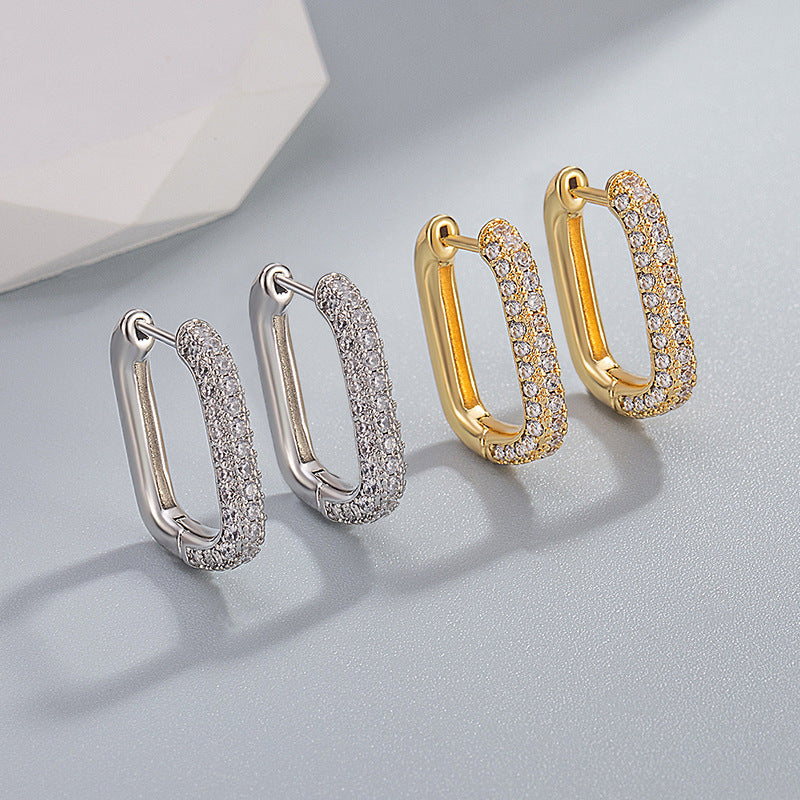 U-shaped clip-on earrings for women - Elegance and personality