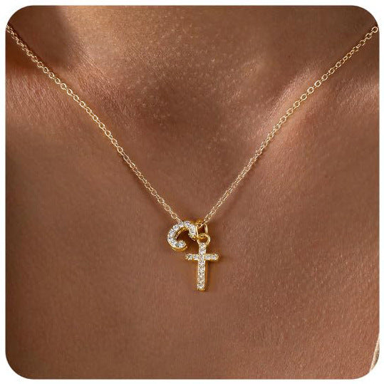 Collier européen et américain délicatement orné de zircons incrustés - NovaShop NovaShop C Style Bigbuy