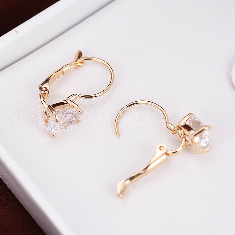 Boucles d’oreilles métalliques simples et élégantes - NovaShop NovaShop Gold Bigbuy